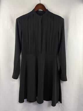 Women’s Ann Taylor Size 4 Black Long Sleeve Midi Dress